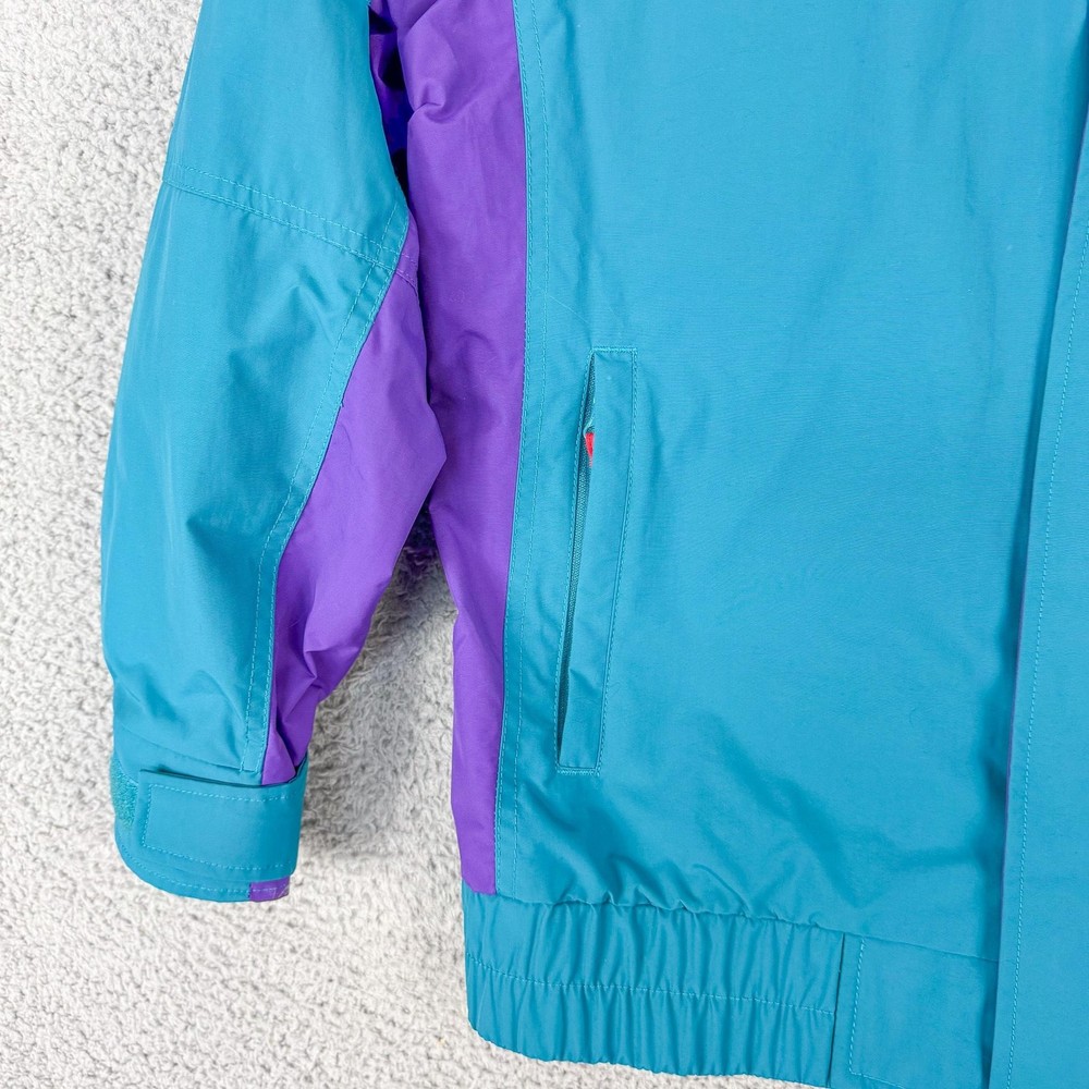 Columbia Bugaboo Omni-Tech Jacket Mens Medium Blue Ski Coat Waterproof Shell