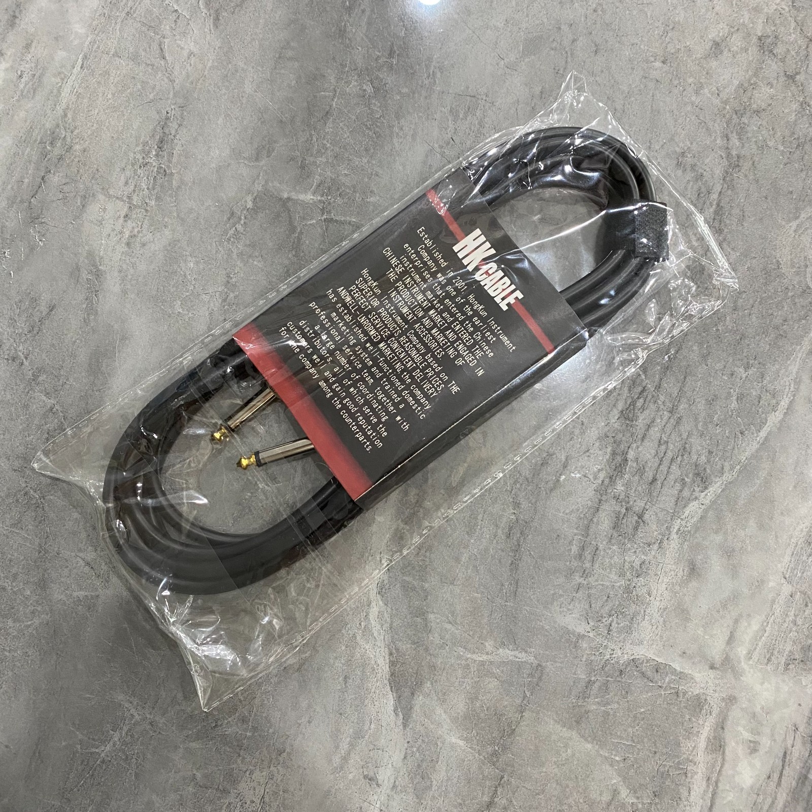 1 pcs Guitar Cable 10ft 3m Amp Cord for Electric Guitar Bass Instruments Black