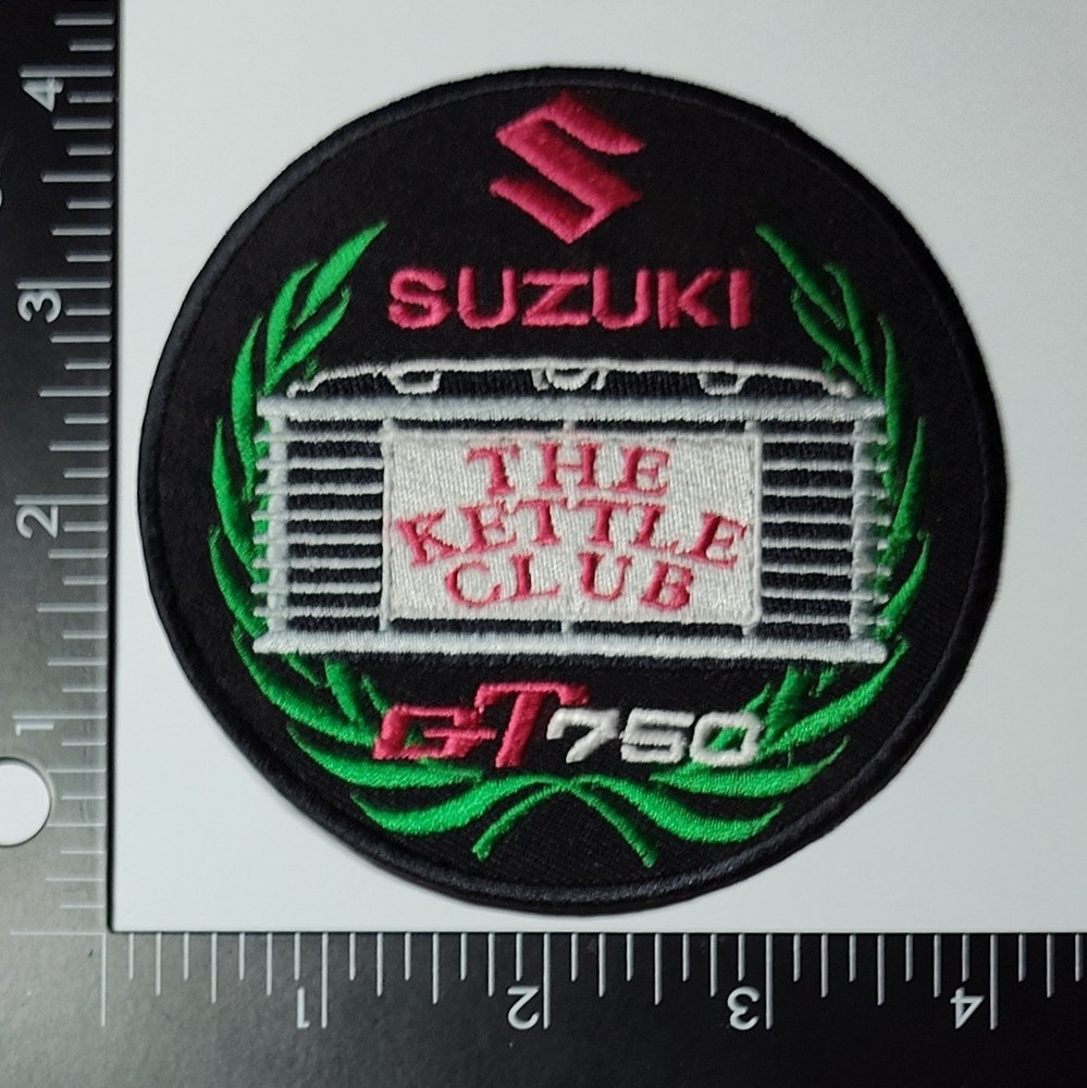 Suzuki GT750 Large Patch NOS Hook Loop Tactical Backpack NOS High Quality Patch