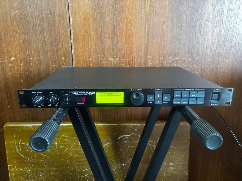 YAMAHA D5000 PROFESSIONAL DIGITAL DELAY RACK MODULE New internal Battery