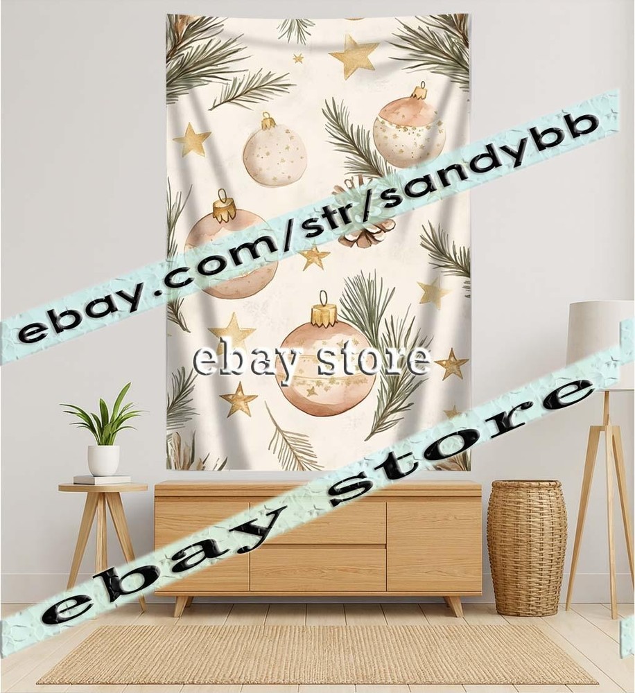 Neutral Ornaments Pattern tapestry classic neutral style 39X59 in