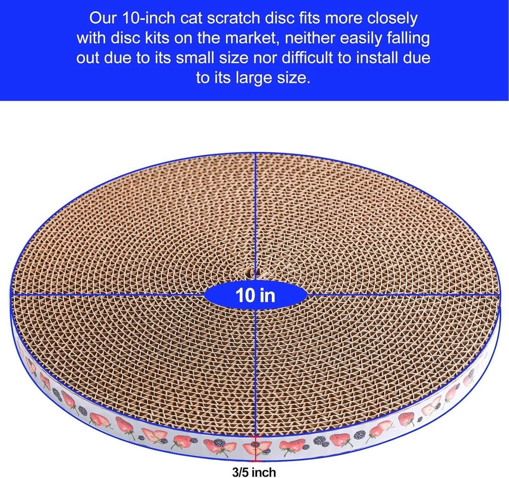 10 inch Diameter 3/5 inch Thickness Scratch Replacement Card