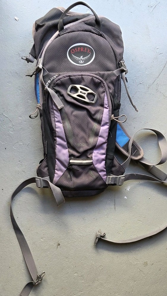 Osprey Viper 3 Hydration Backpack Fits 2.5L Bladder Gray Blue Lets Hike