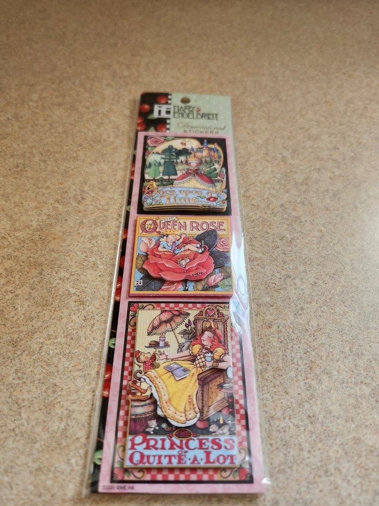 Mary Engelbreit~Once Upon A Time~Dimensional Stickers