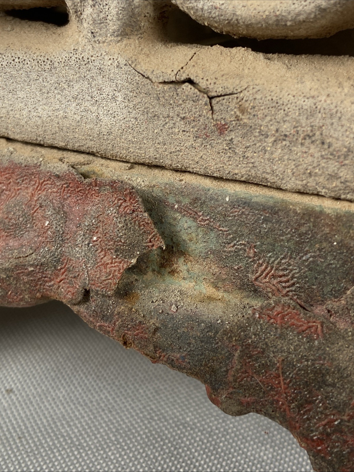 Vintage 9” Large Cast Iron Asian Pagoda Tea Light Candle Heavy Hanging Lantern