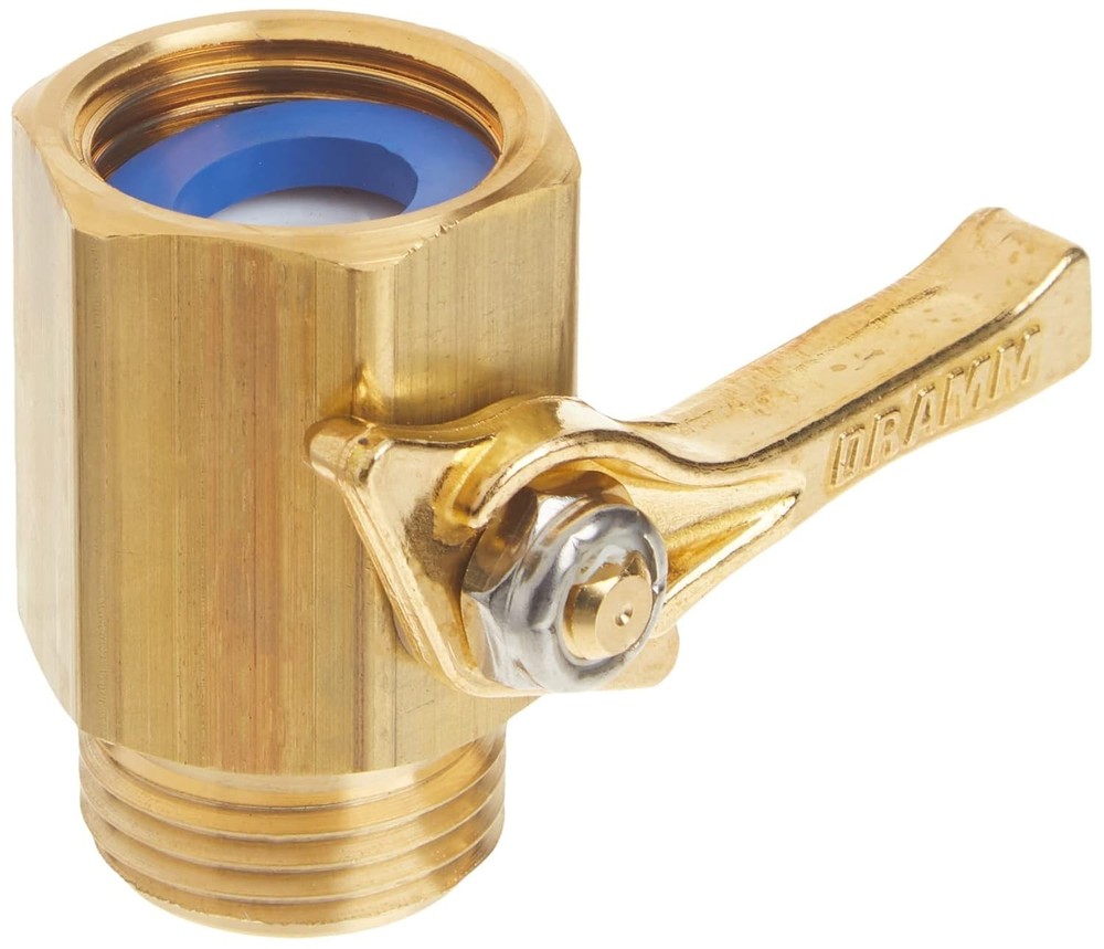Durable Brass Shut-Off Valve - Full Flow Construction