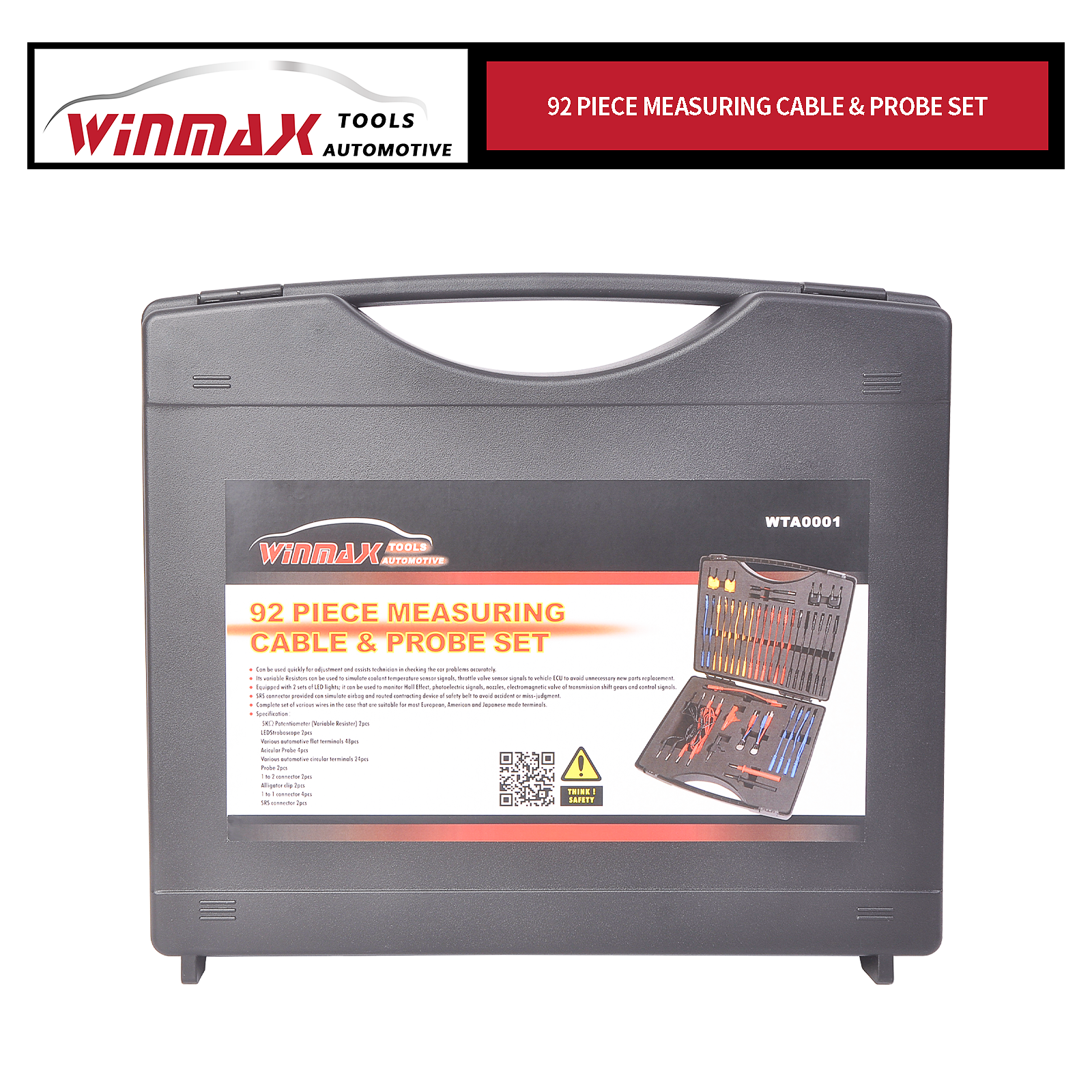 Automotive Multimeter Test Lead Kit Electrical Testers Auto Diagnostic Tools