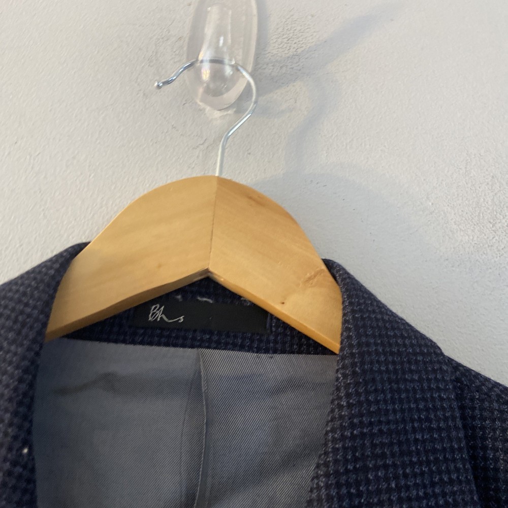 BHS Blazer Suit Jacket 44” Chest Blue 95% Wool