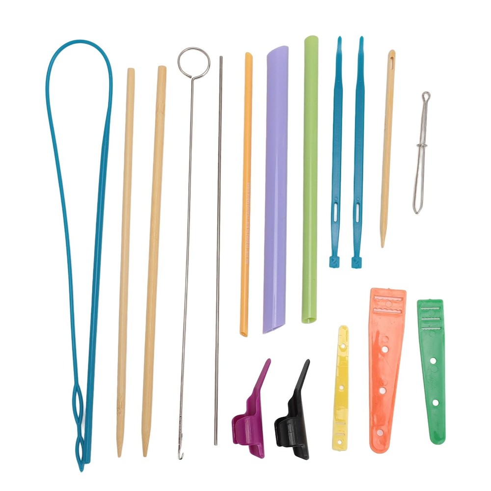 14 PCS Quick Turn Fabric Set Tube Turners Threading Tool Drawstring Craft