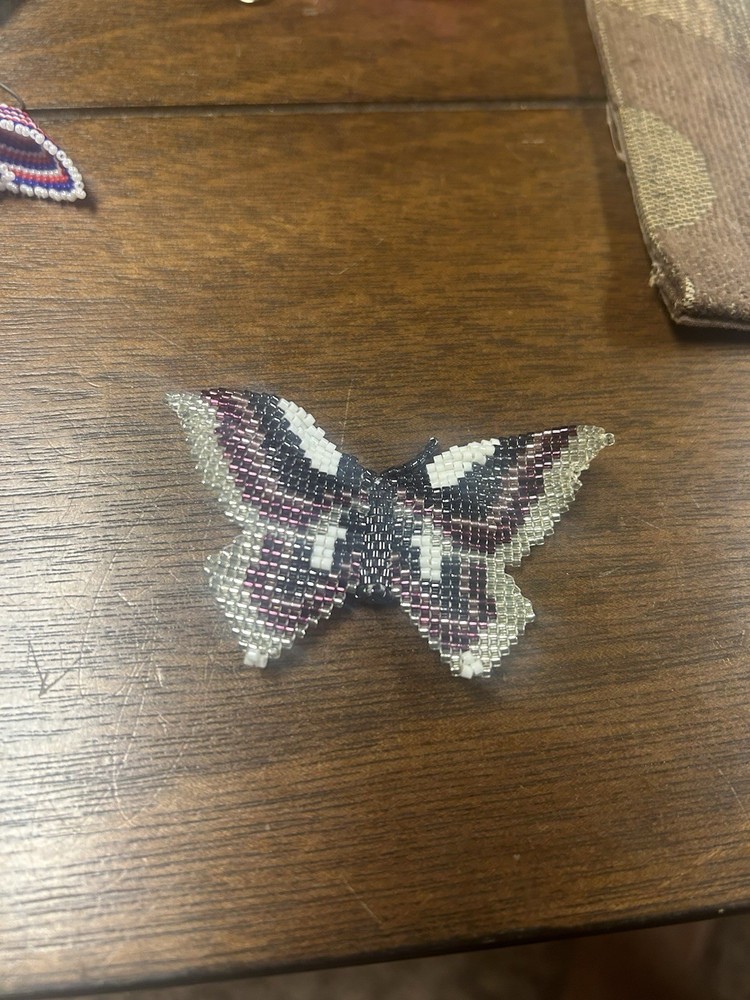 Handmade Beaded Butterfly
