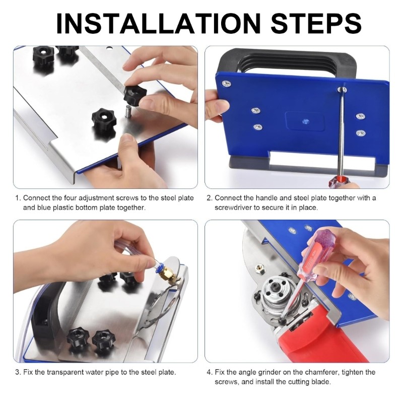 Angles Grinders Stand for Chamfer Cutting Tiles 45° Angles Grinders Special