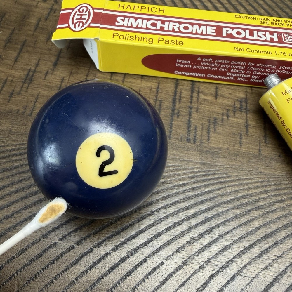 Vintage Pool Billiard Ball #2 Solid Bakelite Tested 2 1/4" Standard Replacement