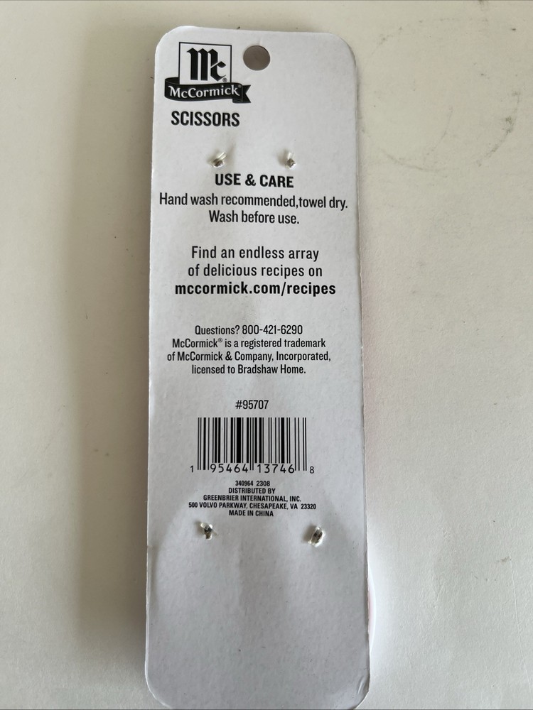 McCormick Multifunction Scissors Household Kitchen Accessory New