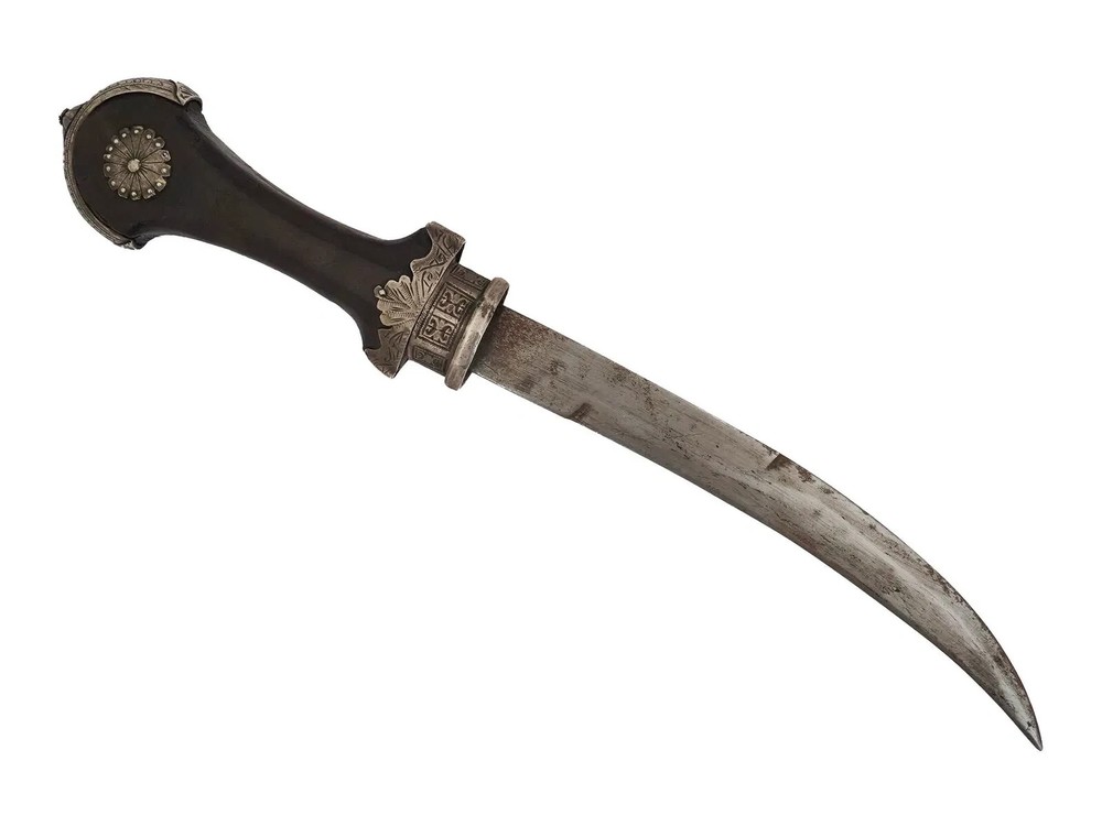 ANTIQUE MOROCCAN KOUMMYA DAGGER W. SHEATH