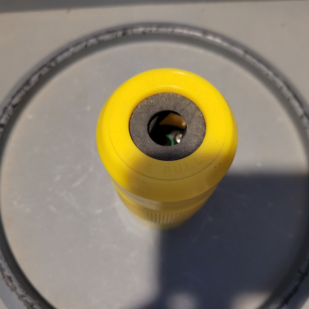 Marinco Turn & Pull Male Locking Plug, MISSING SCREWS, 50A, 125/250V