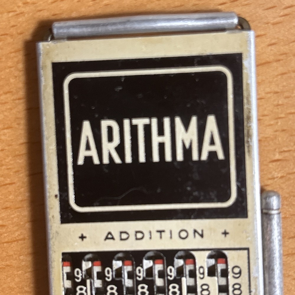 Complete ARITHMA ADDIATOR Pocket Adding Machine – Harrison Home Products NJ
