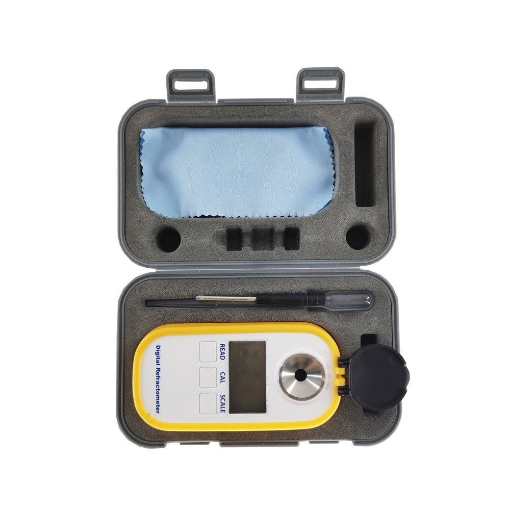 Digital Honey Refractometer Brix Meter Sugar Content Tester with Range 0 - 90