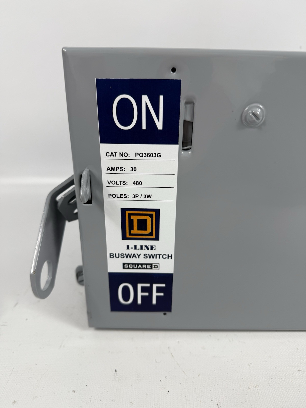 Square D I-Line PQ3603G 30 AMP 600V 3PH Fusible Busway Plug 3W, With ground, 30A