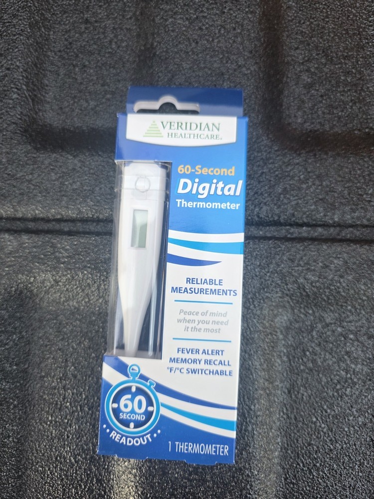 Veridian Thermometer 60 Second Digital 3pk
