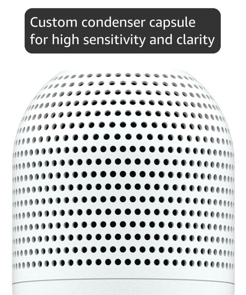 Razer Seiren V3 Mini USB Microphone – White Edition