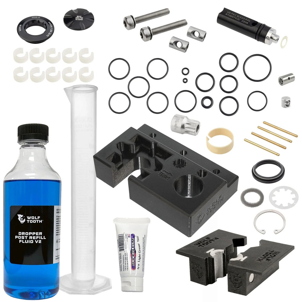 Wolf Tooth Resolve Dropper Post Service Kit for 10 Posts | 34.9mm Diameter,