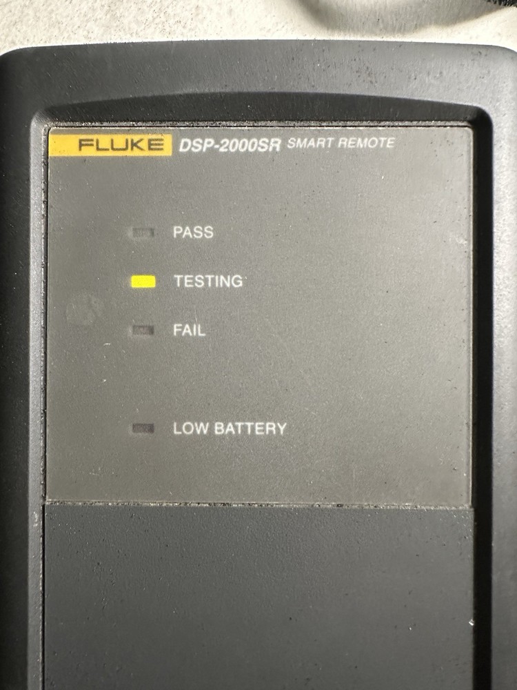 Fluke DSP-2000 Digital LAN Cable Analyzer & DSP-2000SR Smart Remote (read Desc)