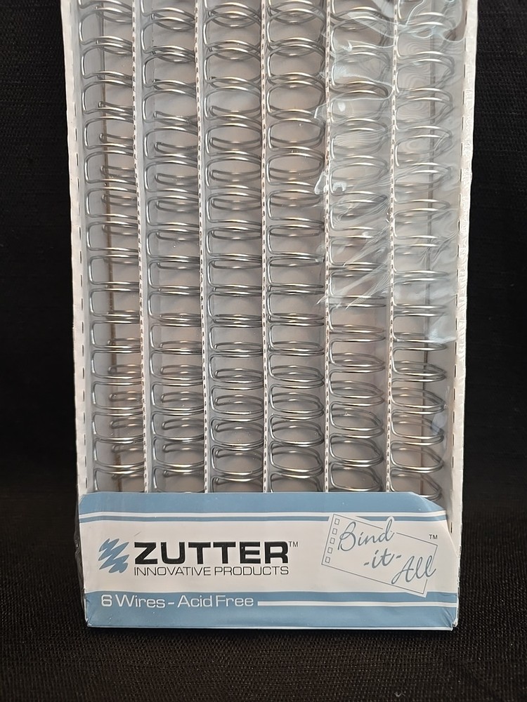 Zutter Book Binding Wire 3/4th Inch- 6 Spiral Wires