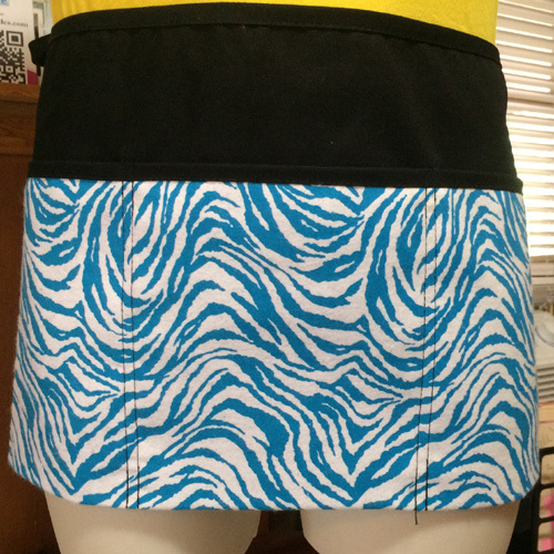 3 pocket waist aprons for servers assorted prints from solid to assorted prints