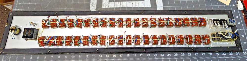 Steampunk Electrical Switch Panel With 40 On-Off-On S338 Toggle Switches [B7S2]