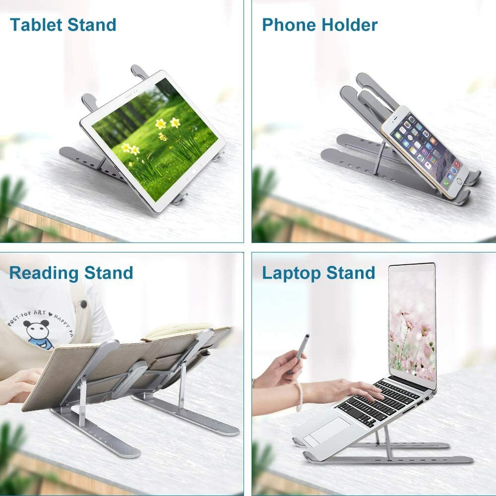 Laptop Stand Holder Portable Computer Stand Desktop Holder Mount Foldable Riser