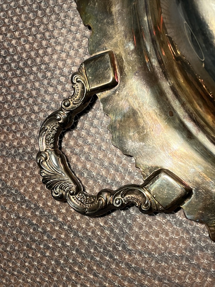 Baroque By Wallace 744 Serving Dish Bowl With Lid