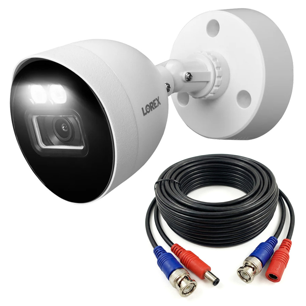 Lorex C884DA 4K UltraHD Smart Deterrence CVI Wired Bullet Security Camera(M.Ref)