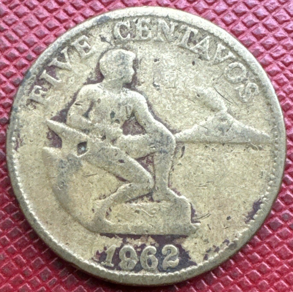 Philippines 1962 Brass 5 Centavos. KM# 187