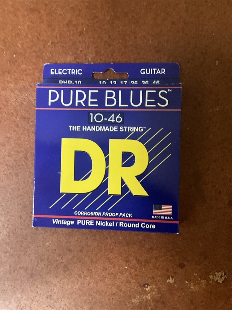 DR Strings PHR-10 Pure Blues Medium 10-46 Electric Guitar Strings