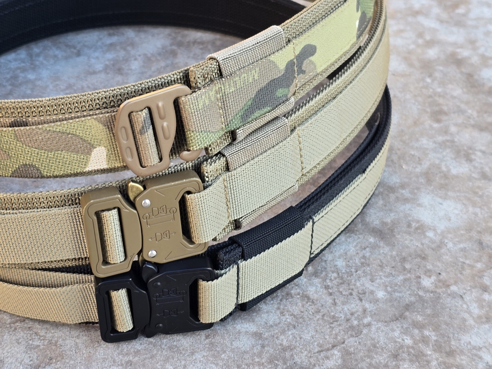 DEFCON EDC Gun Belt - CCW Concealed Carry - Military Tactical Riggers - USA MADE