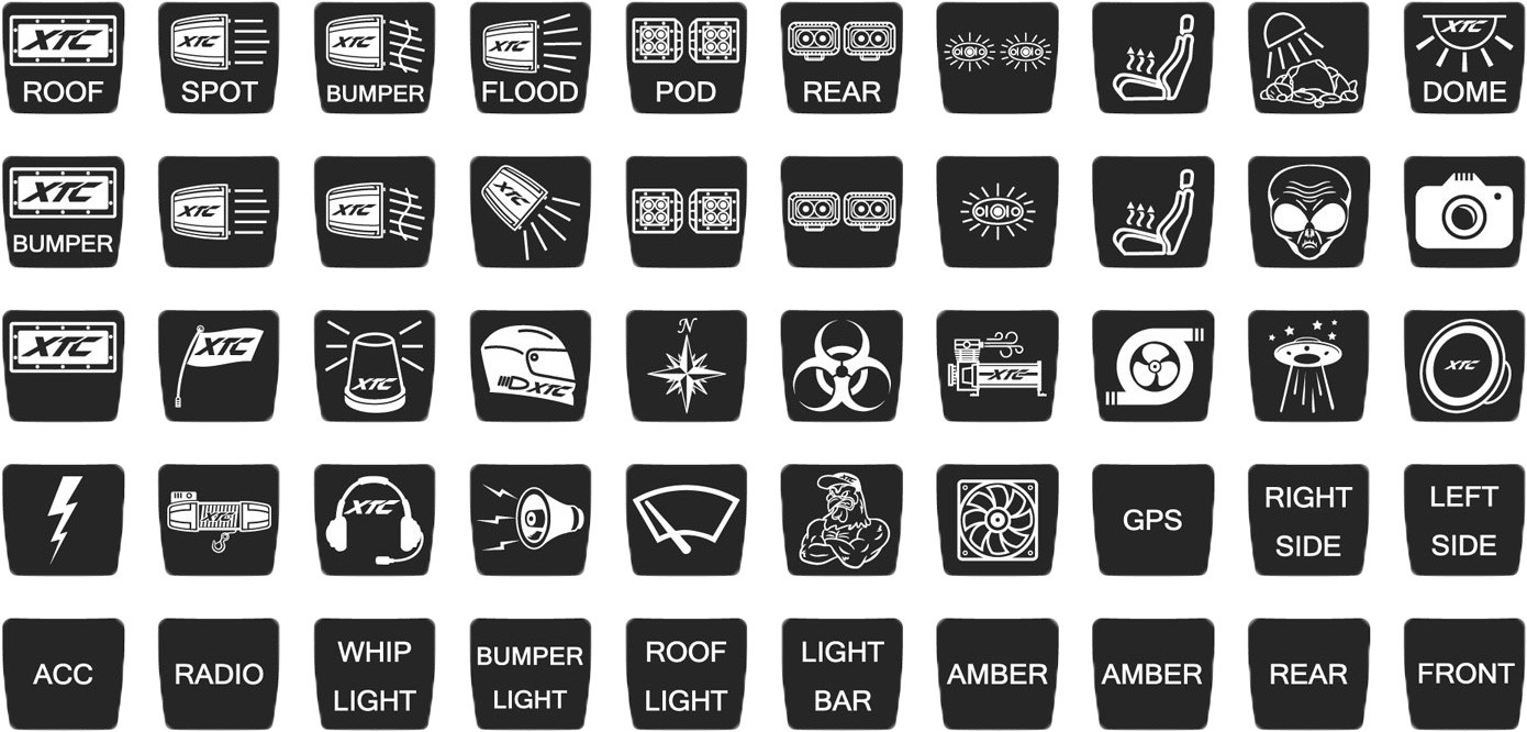 XPP. Light Duty Switch System 4-Pack for Polaris Ranger XD 1500 PCS-LD-PR4