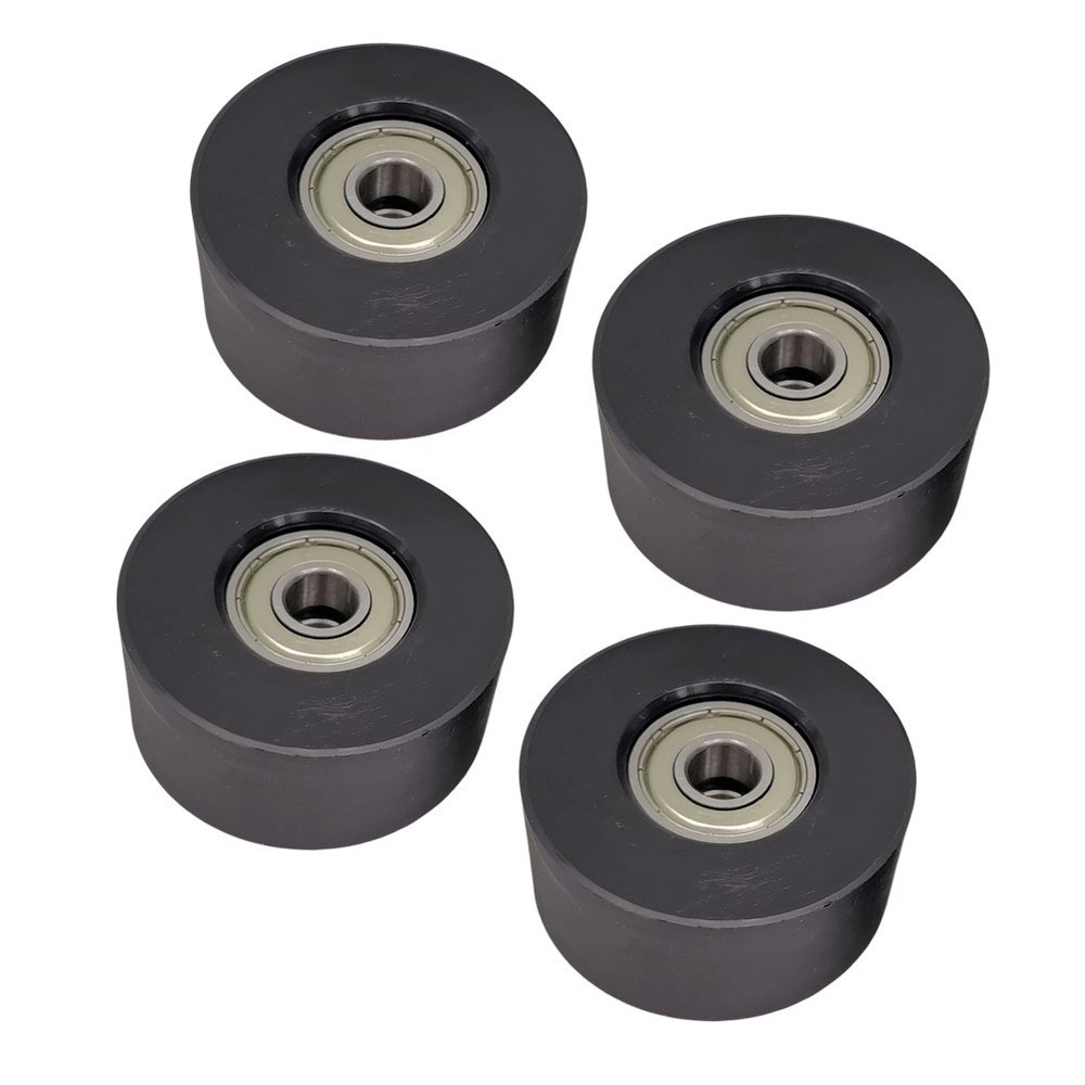 Rowing Machine Seat Wheels with High Load Capacity 4 Piece Replacement Set