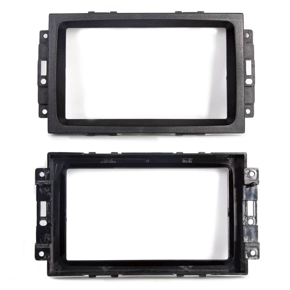 Double Din Dash Radio Install Kit For 2006-2007 Jeep Commander W/ Wire Harness