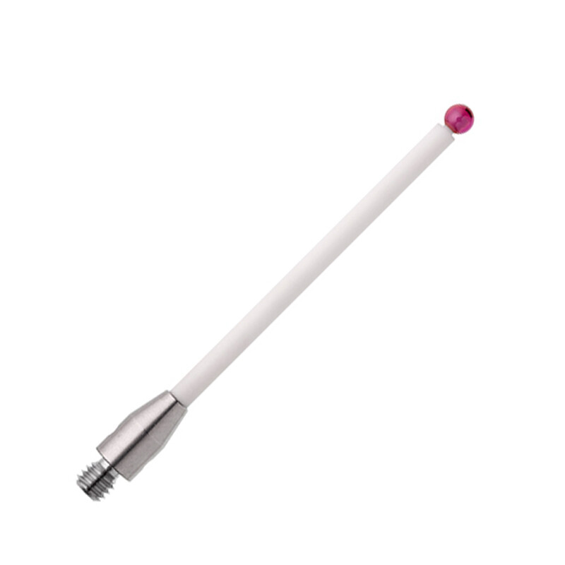 CMM Styli for A-5004-2545 M3 Thread 2.5mm Ruby Sphere Point Ceramic Shaft L40mm