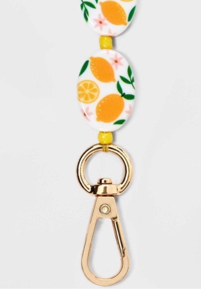 Universal Thread Mixed Lemon Beaded 9.8 Inch HandbagStrap