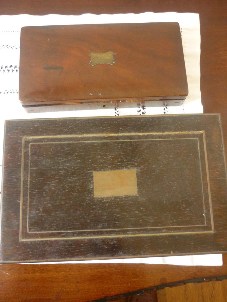 Antique Brass & Steel Drawing Instruments in Two Original Boxes