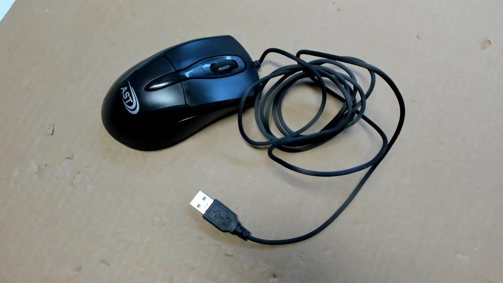 AST Branded Wired USB Mouse