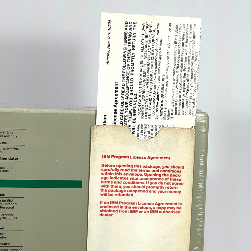 1987 IBM 3270 PC Emulation Program Version 1.21 - 3.5" & 5.25" diskettes -SEALED