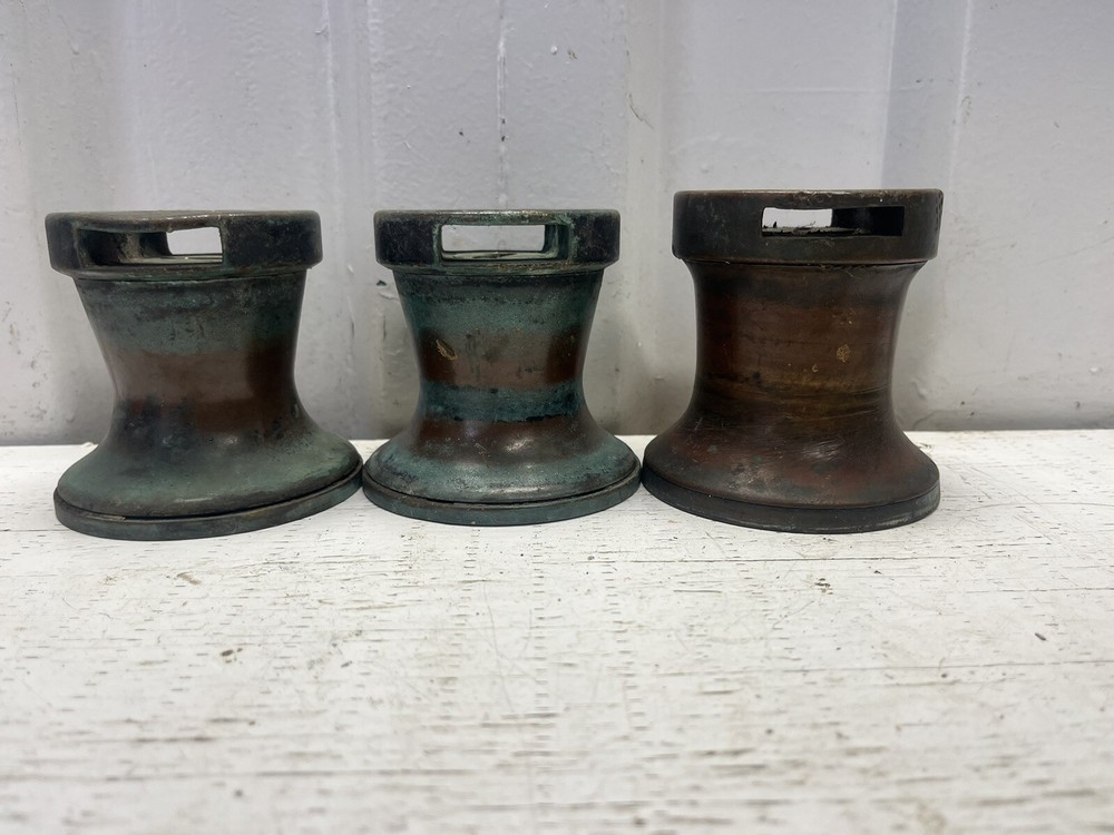 Vintage Small Bronze Sailboat Winch