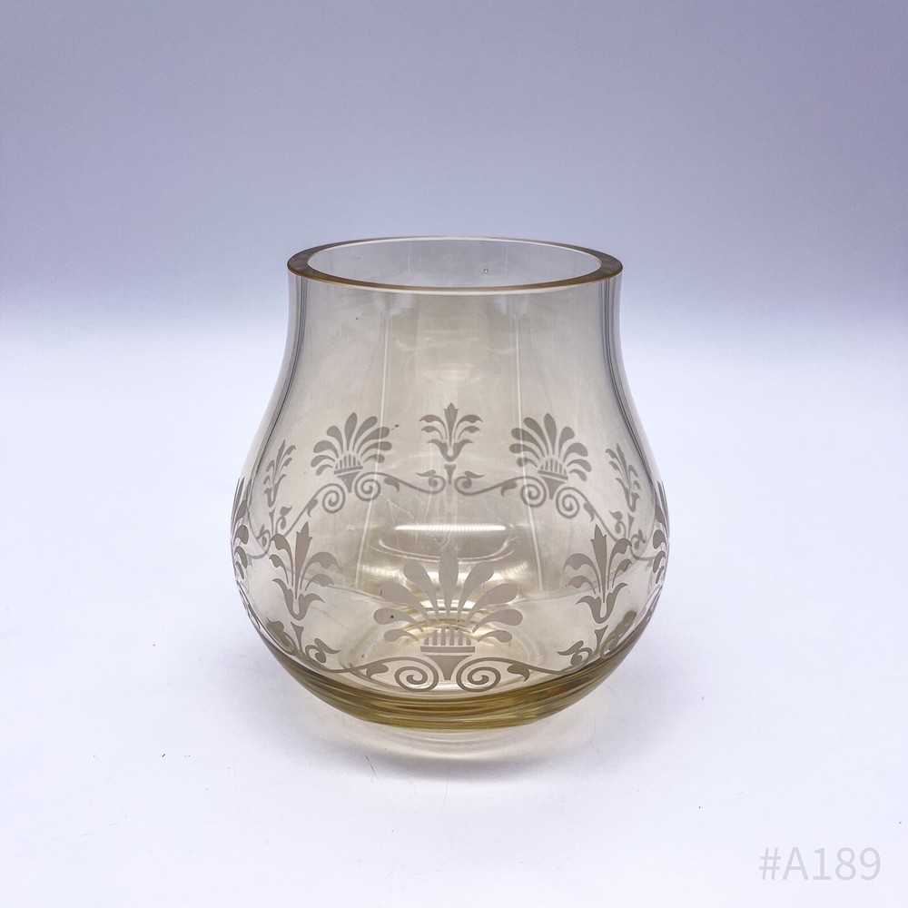 Vintage Glass Patterned Lantern | 11.5cm Height