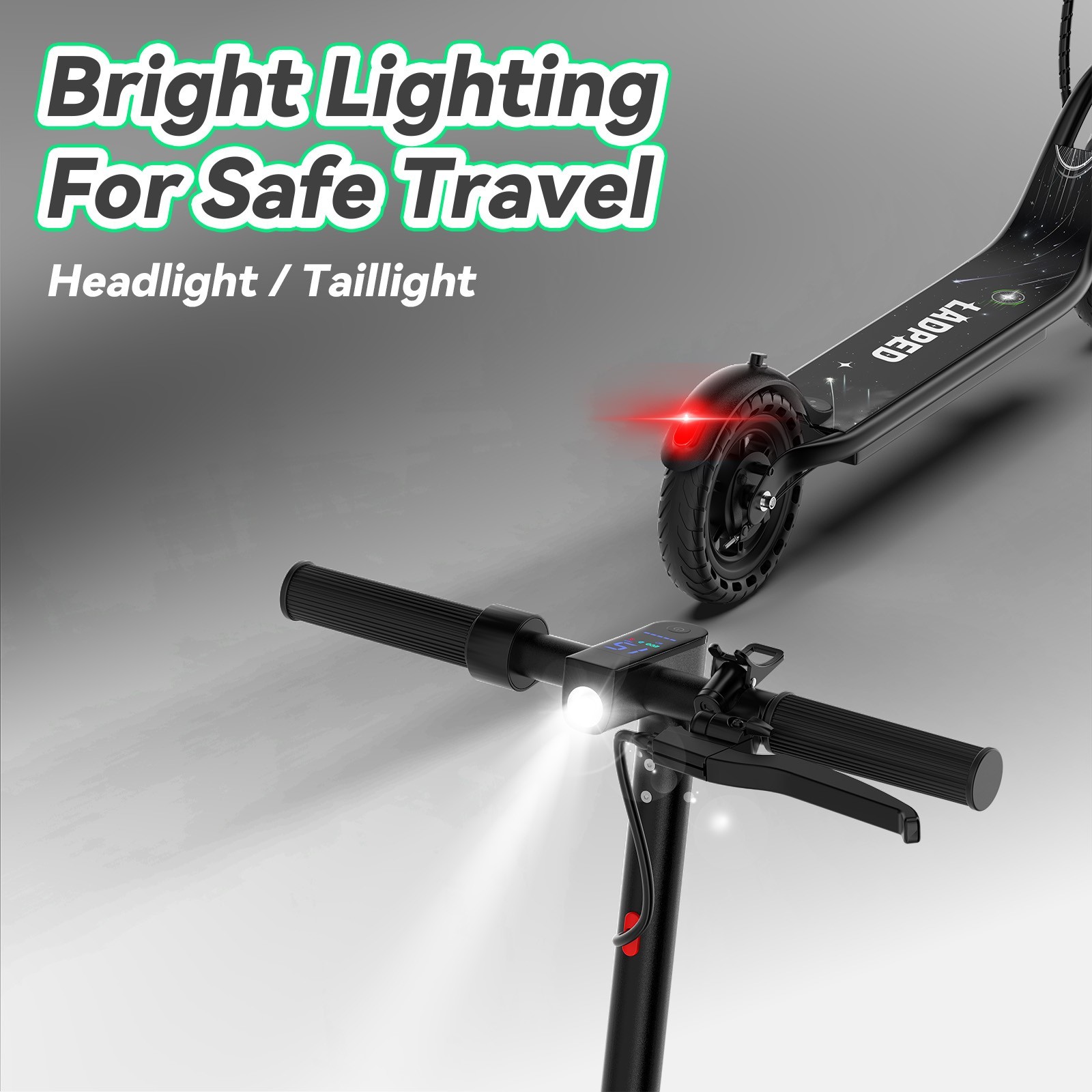 350W Electric Scooter for Adults, Up to 19 MPH, Folding E-Scooter, APP control