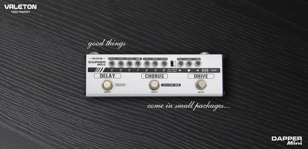 Dapper Mini Effects Strip, Mes-1,Silver