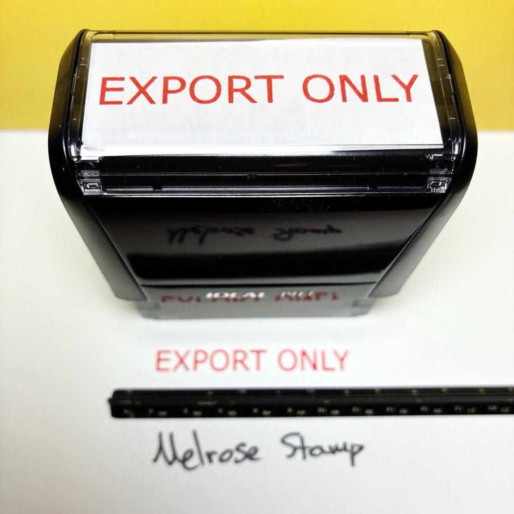 Export Only Rubber Stamp Red Ink Self Inking Ideal 4913