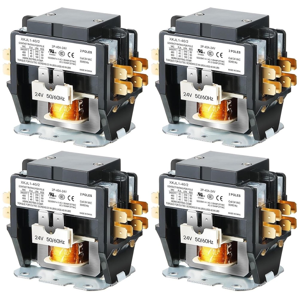 Certified HVAC 2 Pole Contactor (4 Pcs)