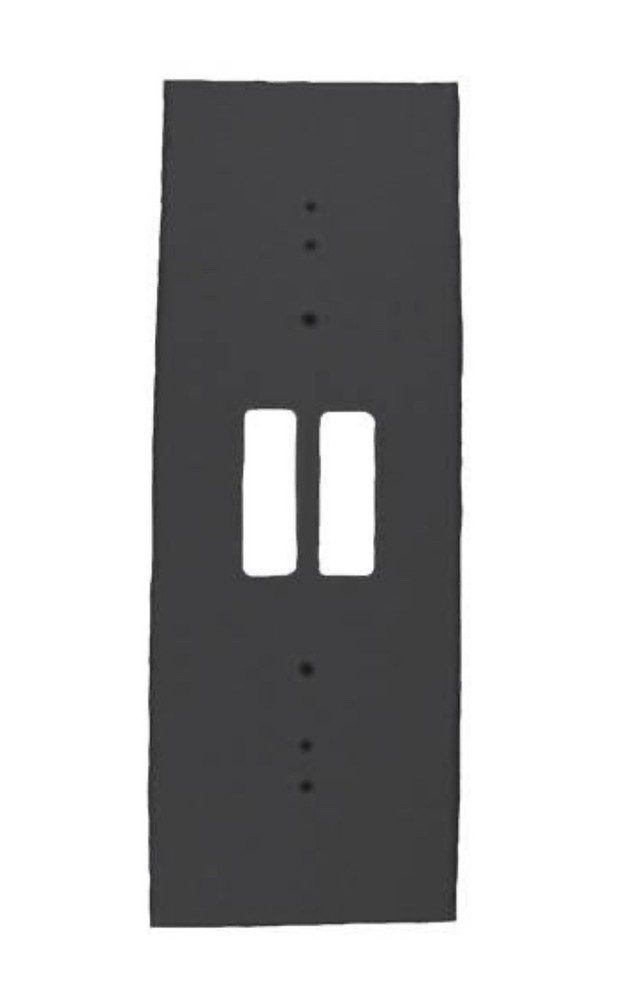 Bosch TP161 Trim plates (black)